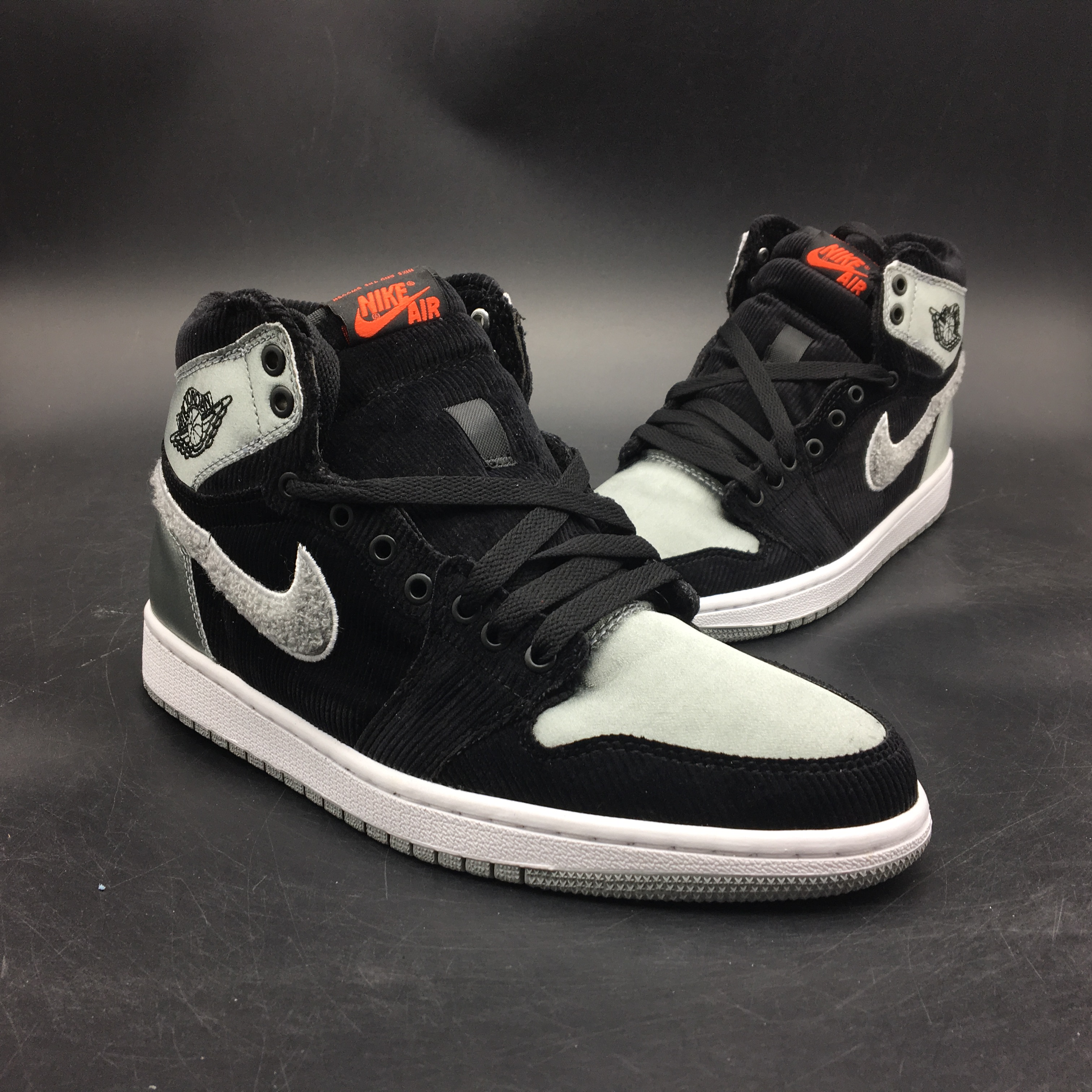 2017 Men Jordan 1 Aleali May Black Silver Shoes - Click Image to Close